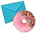 iscream Sugarlicious! Pack of 8 'Pink Donut' Frosting Scented Notecards with Envelopes