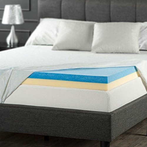 Sleep Master 4 Dual Support Gel Memory Foam Topper - Queen