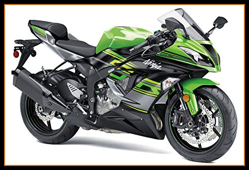 Sportbikefairings Black Green Motorcycle New Plastic Injection ABS Fairings For Kawasaki ZX6R 636 20