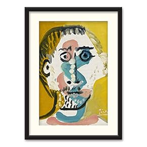 Black Framed Canvas Wall Art Famous Painting Home Artwork Decoration for Living Room, Bedroom - 23x31 inches