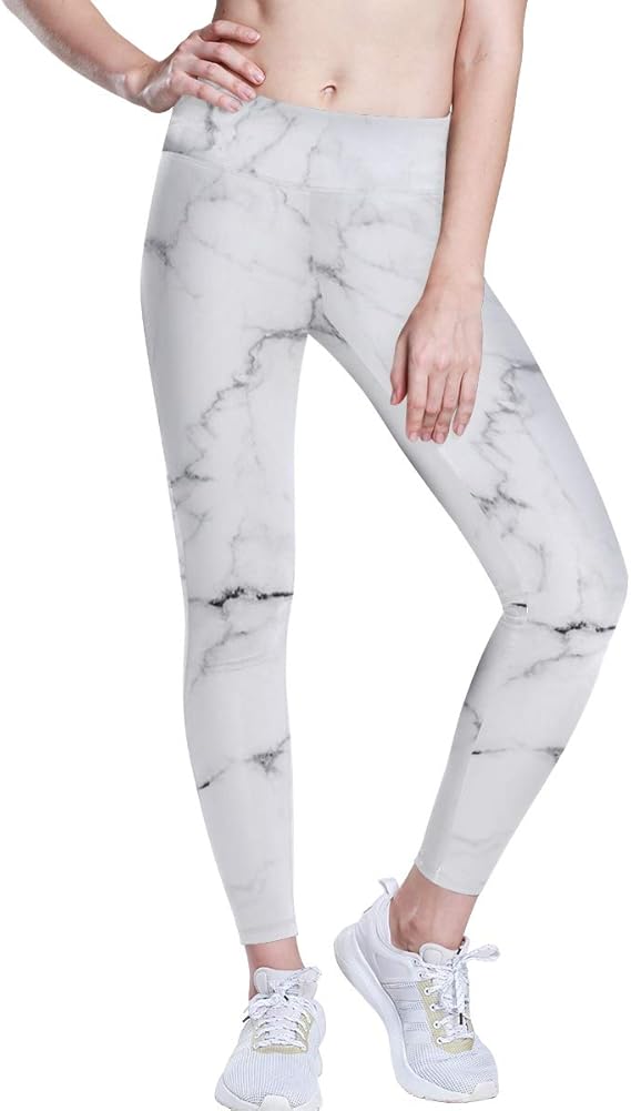 Amazon Co Jp ヨガパンツ レディース レギンス 9分丈 高腰のレギンス 速乾 トレーニングウェア 大理石 フィットネスウェア レギンスパンツ ヨガウェア Leggings スパッツ アクティブロングパンツ ロングパンツ おしゃれ 人気 Xs 服 ファッション小物