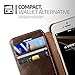 Verus VRI5E-LDDCE iPhone SE Case, VRS Design [Layered Dandy][Coffee Brown] - [Premium Leather Wallet][Slim Fit][Card Slot] for Apple iPhone SE