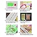 HaiMay 4 Pack DIY 5D Diamond Painting Kits Full Drill Rhinestone Diamond Paintings Pictures New Style Blackboard Painting,Santa Claus and Snowman(10 x 10 inch)