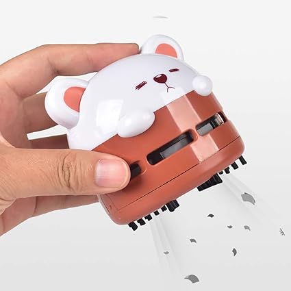 Amazon Aldjhimng 卓上クリーナー Usb式 ミニ卓上掃除機 可愛い 卓上そうじ機 小型 強力 静音 キーボード 掃除 使いやすい ハンディクリーナー 乾電池式 消しゴム 三段階調光ライト 清掃用 キーボード掃除機 文房具 オフィス用品