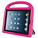 MENZO Kids Case for iPad 2 3 4, Light Weight Shockproof Handle Stand Kids Friendly Case for iPad 2, iPad 3rd Generation, iPad 4th Generation Tablet, Rose