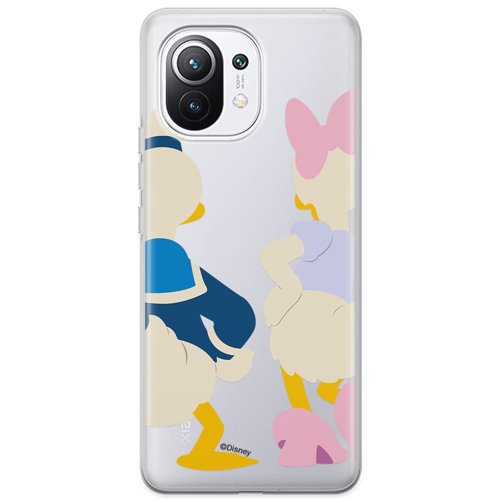ERT GROUP mobile phone case for Xiaomi 11 original and officially Licensed Disney pattern Donald & Daisy 001 optimally adapted to the shape of the mobile phone, partially transparent — image 1