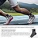 SpemOk Plantar Fasciitis Socks 2 Pairs - Ankle Brace Compression Support Foot Sleeves for Planter Fasciitis, Arch Support, Pain Relief - Open Toe (Black, Large)