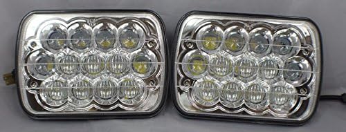 New World Motoring 86-95 JEEP WRANGLER YJ CHROME PROJECTOR HEAD LIGHTS CREE LED HEADLIGHTS H4