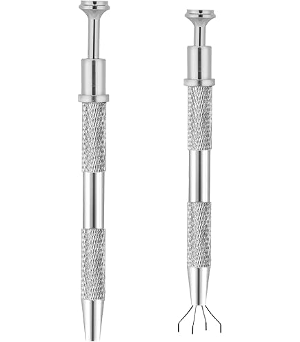Hordion 4-Claw Pick Up Tool Piercing Ball Grabber, Stainless 1