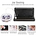 Vacuum Sealer Machine OUNUO Automatic Food Sealer Vacuum Sealing System For Food Preservation Starter Kit Dry & Moist Food Modes with 10 Sealer Bags