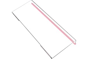 WINFFOR Comfortable Computer Keyboard Stand - Ergonomic Keyboard Riser Acrylic Tilted Keyboard Holder for Easy Typing&Working at Home Office - Fits All Keyboard Sizes - 17'' Wide (Crystal Clear)