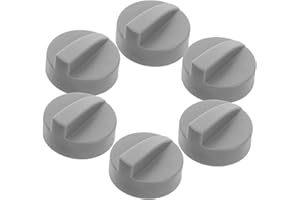 TOYANDONA 6pcs Miniature Stove Control Knobs Replacement Dial Switches for Dollhouse Appliances Effortless Installation Realistic Turning Action Safe for Hands