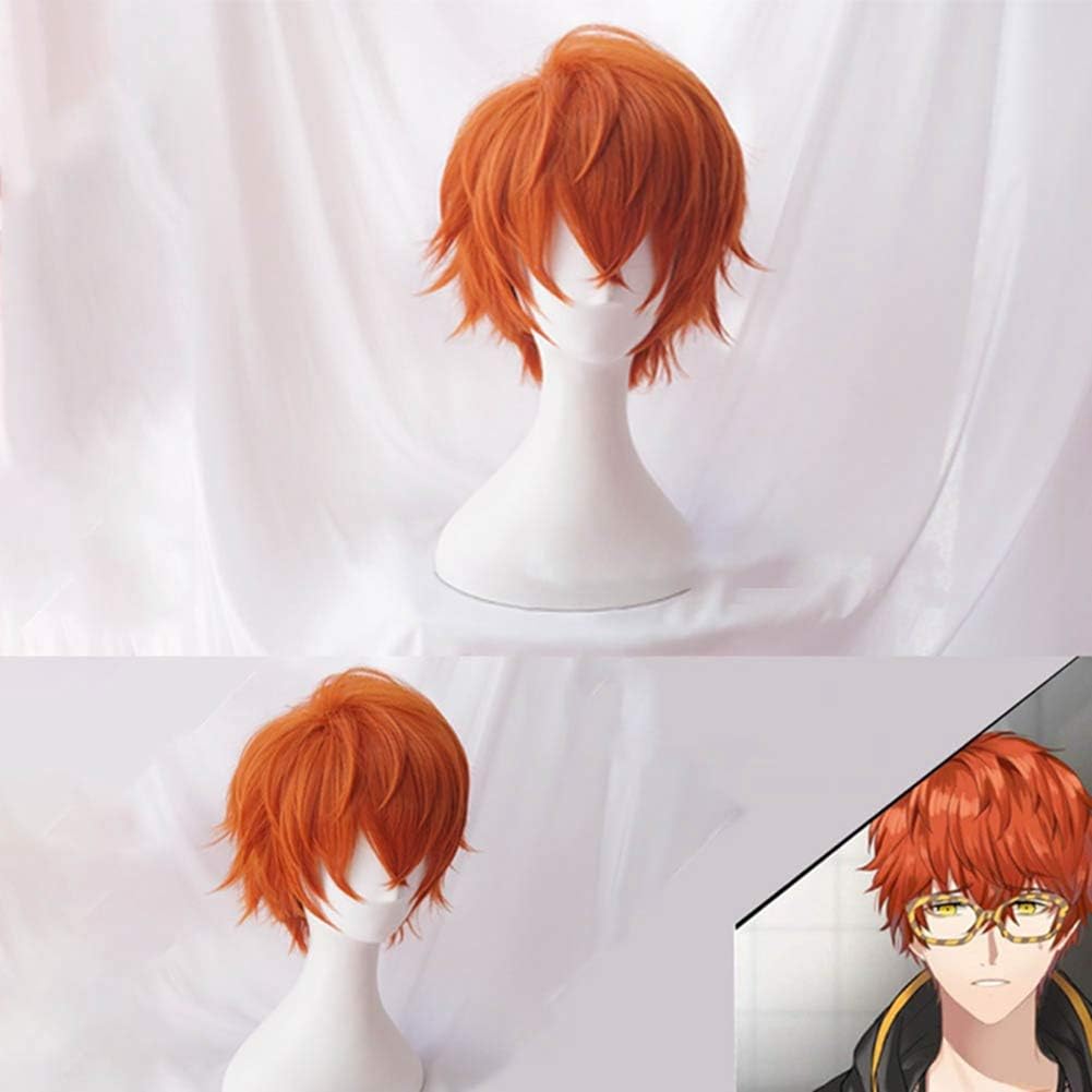 Saicowordist Anime Mystic Messenger Cosplay Wig Anime Characters 707 Color Wigs Cosplay Costume Accessories For Adult Teenagers Amazon Co Uk Clothing