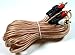 Crystal Clear 25-ft Fully Shielded RCA Premium Audio Cable with Dual Gold Plated RCA Plugs to Dual Gold Plated RCA Plugs for Speakers, Subwoofer, Car Stereo and Other Components