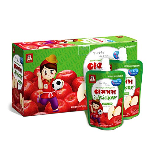 KGC Ginseng I-Kicker Children'S Supplement, Apple, 10 Count KGC Ginseng I-Kicker Children'S Supplement, Apple, 10 Count
