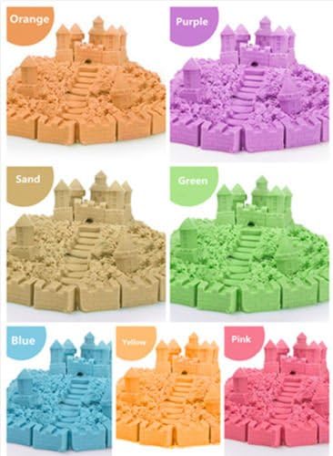 Kinetic Magic Motion Colorful Sand Kid Child DIY Indoor Play Craft Non Toxic Toy