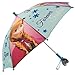 Disney Frozen Umbrella and Slicker Set, Elsa and Anna Little Girl Rainwear Ages 2-7, Dark Purple, Large-Age 6-7