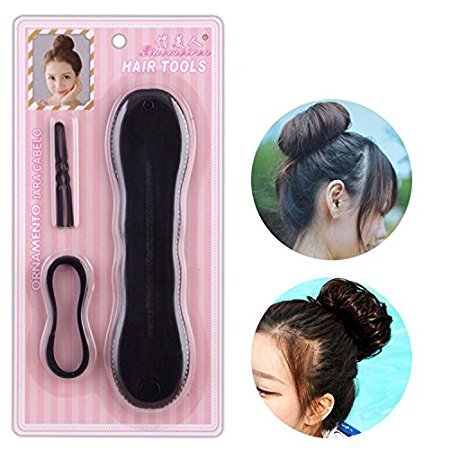 Kabello Bun Maker Hair Accessories Tools For Women Black 15 G