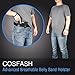 Belly Band Holster for Concealed Carry Waistband Handgun for Pistols Revolvers Glock Men Women by Cosfash
