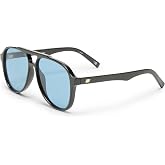 Le Specs Tragic Magic Aviator Sunglasses for Women and Men | Standard coverage regular fit, shatterproof protective lenses, classic everyday wear