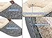 Adrienne Vittadini Women's Comfort Padded Memory Foam Sherpa House Slipper w Slip-Resistant Rubber Sole| Indoor/Outdoor Grey