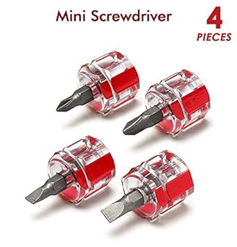 EMBox 4 Piece Mini Screw Driver Set for Home, Mobile and Laptop Repair