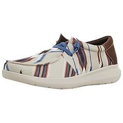 ARIAT Men's Hilo Sneaker, Blue Aztec, 10 Wide