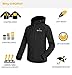 ororo Women's Slim Fit Heated Jacket with Battery Pack and Detachable Hood
