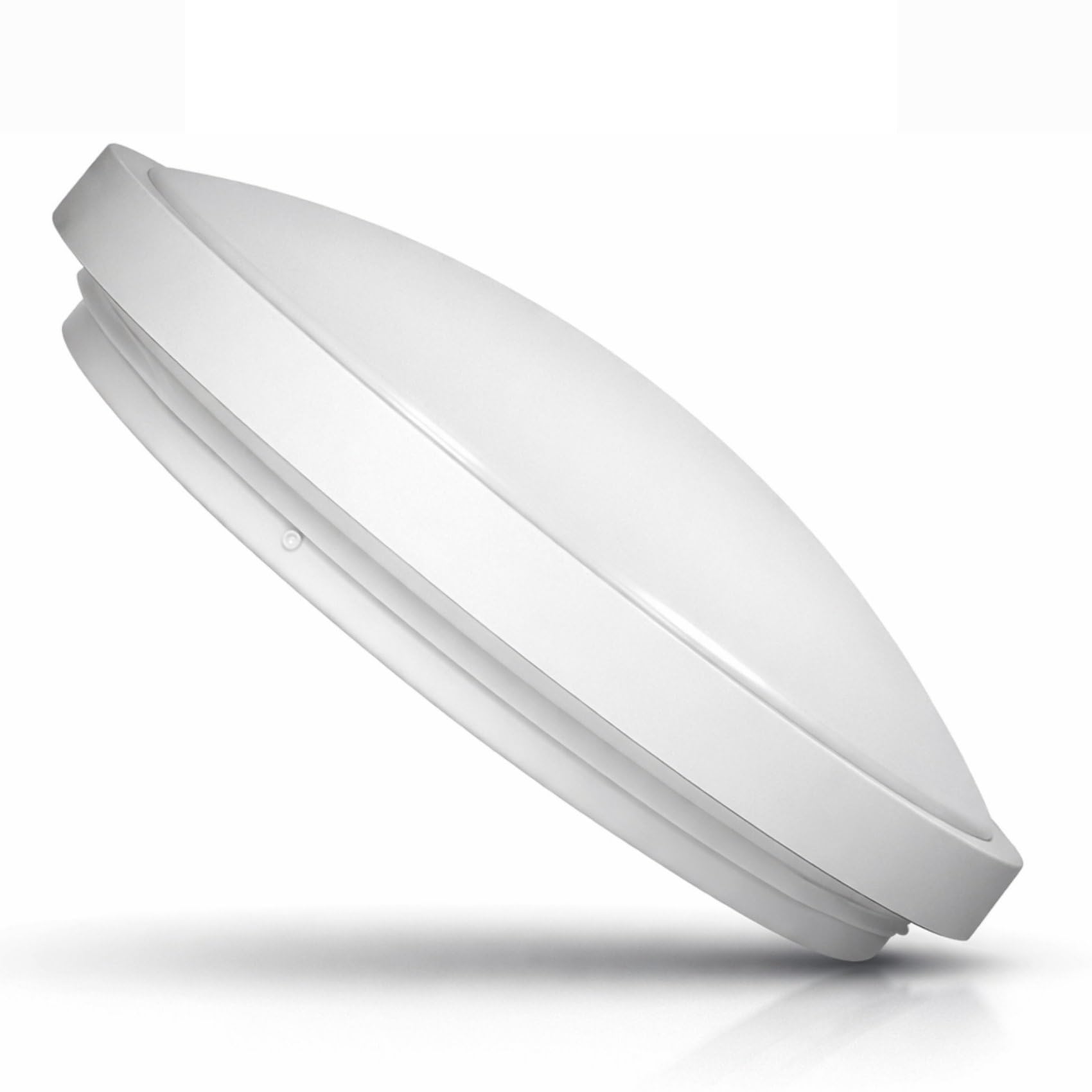 ADAKAT Ceiling Light Wall Light IP54 RF Motion Sensor 2X E27 Metal Frame White