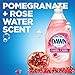Dawn Gentle Clean Liquid Dish Soap (3 Count) + Non-Scratch Sponge (2 Count), Pomegranate & Rose Water, 1 Set