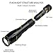 Akaho Tactical Flashlight, LED Handheld Flashlight Portable Outdoor Water Resistant Torch Ultra Bright with Adjustable Focus and 5 Light Modes(2 pack)