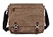 Kenox Vintage Canvas Laptop Messenger Bag School Bag Business Briefcase 16 Inches