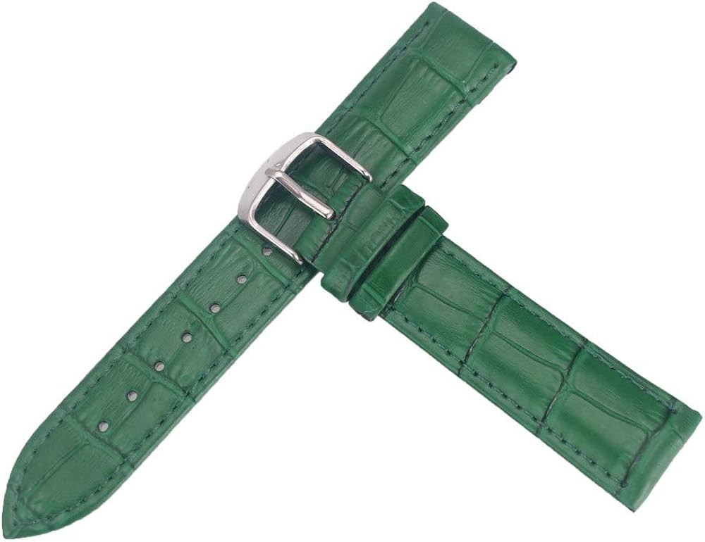 MILNBJK Ölwachs Leder Uhrenarmband - Mehrere Größen 16-24mm, Retro Design