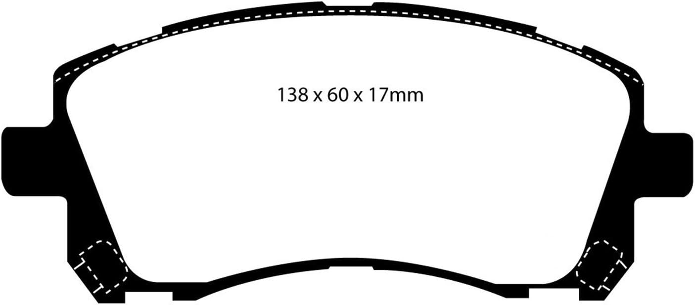 EBC Brakes DP31098C Redstuff Ceramic Low Dust Brake Pad