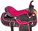 Acerugs 14″ 15″ 16″ 17″ 18″ Pink Synthetic Western Horse Saddle TACK Set Light Weight Bridle REINS Breastplate PAD (Pink, 16)thumb 4