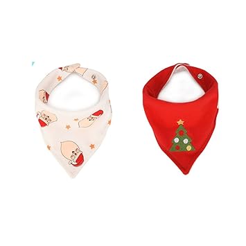 christmas bandana bibs
