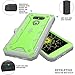 LG G5 Case, POETIC Revolution Series [Premium Rugged][Shock Absorption & Dust Resistant] Complete Protection Hybrid Case w/ Built-In Screen Protector for LG G5 (2016) Green/Gray