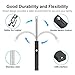 Candle Lighter, Rechargeable Electric Arc Lighter with LED Battery Display and Flameless Windproof Triple Safety Long Lighter for Camping BBQ Stove Cooking Kitchen Fireworksthumb 1