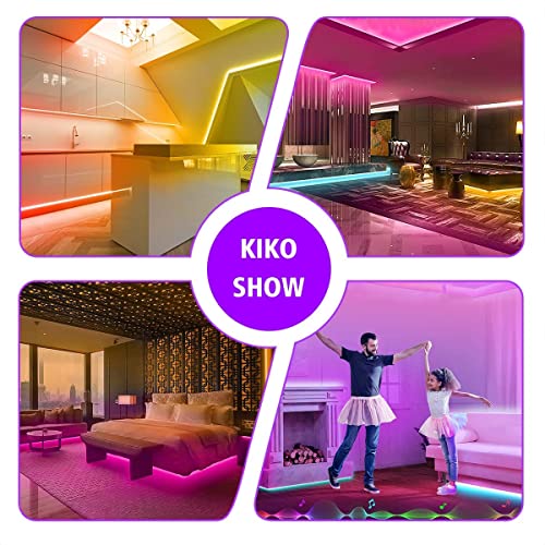 133ft Led Lights for Bedroom, KIKO 40m Led Lights Color Changing Rope
