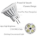 Bonlux 12V Ceramic MR11 GU4.0 LED Spotlight Bulbs 4W G4/GU4 Base 35W Halogen Replacement Bulb Lamps for Landscape Track Accent Lighting, Warm White 3000K (4-Pack)