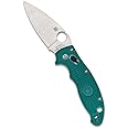 Spyderco Manix 2 Lightweight Signature Knife with 3.37" CPM SPY27 Premium Steel Blade and Blue FRCP Handle - PlainEdge - C101PCBL2