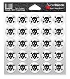 Award Decals Skull and Crossbone (100 Stickers)