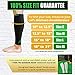 BAMS Plus Size Calf Compression Sleeve for Women & Men, Viscose from Bamboo Extra Wide Leg Support for Shin Splints, Leg Pain Relief and Support, Swelling, Travel