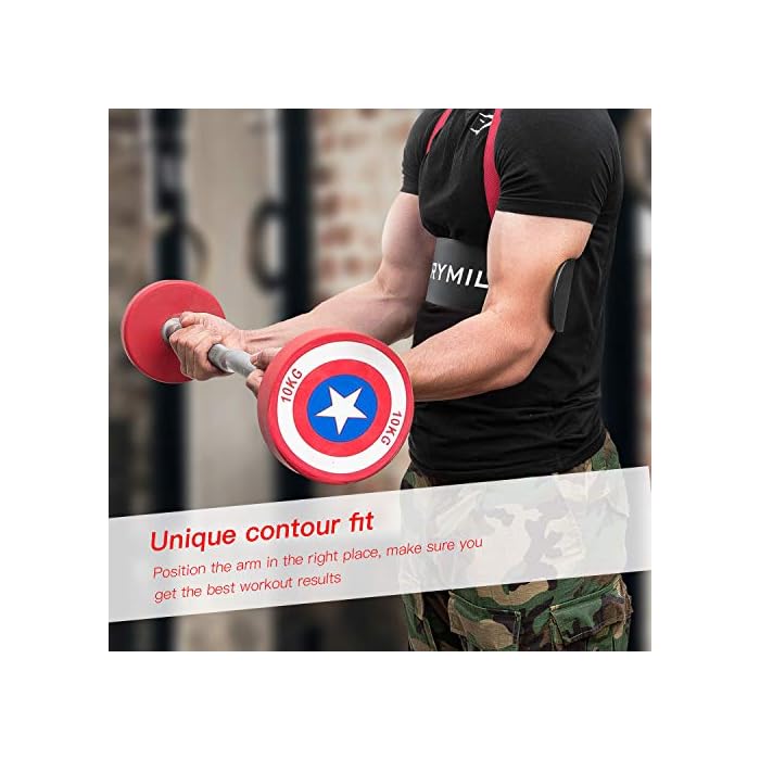 EVERYMILE Fitness Arm Curl Blaster, Sports Arm Blaster, Biceps Triceps
