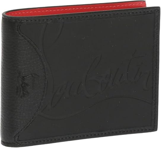 Amazon クリスチャンルブタン 2つ折り財布 メンズ Cm53 ブラック 並行輸入品 Christian Louboutin 財布