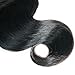 ALi Queen 1 Bundle Brazilian Remy Hair Body Wave Human Hair Extensions Natural Black Color 100g (18 inches)