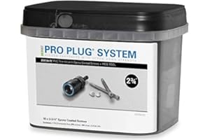 STARBORN INDUSTRIES Pro Plug PVC Plugging System for AZEK Traditional Trim - Epoxy Steel - 375 pcs for 250 Lineal Ft.