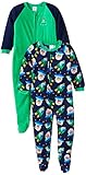 Gerber Little Boys' 2 Pack Blanket Sleepers, Space, 4T