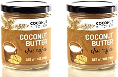 Coconut Kitchen Chai Cashew Coconut Butter (2 pack of 9 oz jars)
