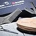 Beard, Mustache Grooming and Trimming Kit by PowerBeard | 100% Natural Boar Beard Brush, Stainless Steel Scissors, Beard Shaping Tool and Straight Edge Shaver in a Gift Box with Bonus Velvet Bag